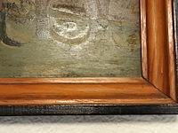 Lot 101 - schilderij brugge - afbeelding 2 van  3