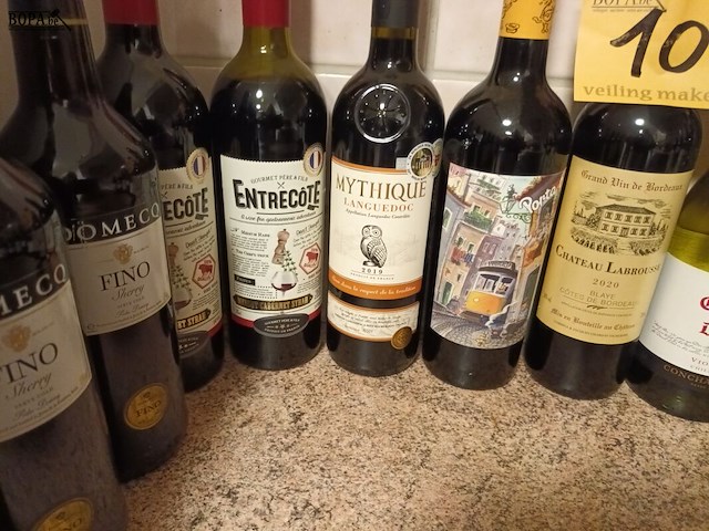 Lot 102 - flessen wijn. 14 stuks - afbeelding 3 van  5