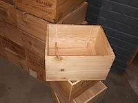 Lot 102 - houten wijnkistjes. 18 stuks - afbeelding 2 van  3