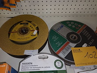 Lot 102 - schijven, zaagbladen en alarmen. 100 stuks - afbeelding 6 van  7