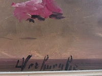 Lot 102 - schilderij met rozen - afbeelding 3 van  6