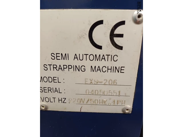 Lot 1025 - semi-automatische omsnoeringsmachine - afbeelding 2 van  6