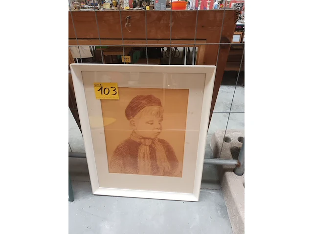 Lot 103 - tekening kind - afbeelding 4 van  4