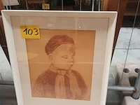 Lot 103 - tekening kind - afbeelding 4 van  4