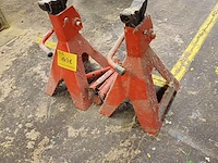 Lot 1031 - steunvoeten. 2 stuks - afbeelding 2 van  2