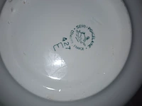 Lot 104 - antiek servies. inhoud kast - afbeelding 7 van  7
