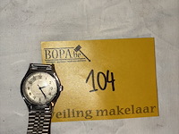 Lot 104 - polshorloge nulti fab suisse - afbeelding 1 van  4