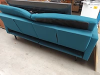 Lot 104 - stoffen sofa - afbeelding 4 van  6