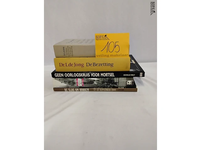 Lot 105 - lot boeken, beztting, 5 stuks - afbeelding 1 van  1