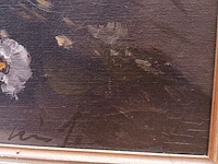 Lot 105 - schilderij bloemen - afbeelding 2 van  5