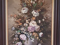 Lot 105 - schilderij bloemen - afbeelding 5 van  5
