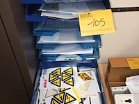 Lot 105 - sorteervakken. 25 stuks - afbeelding 3 van  3