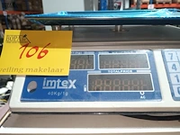 Lot 106 - digitale weegschaal imtex - afbeelding 2 van  4