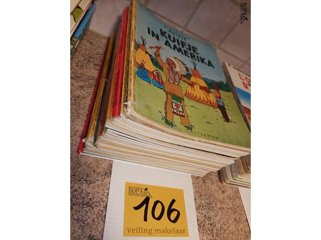 Lot 106 - strips kuifje. 23 stuks - afbeelding 2 van  4