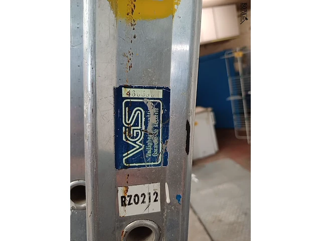 Lot 1063 - aluminium ladder - afbeelding 3 van  3
