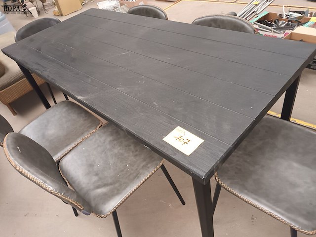 Lot 107 - houten tafel - afbeelding 1 van  3