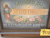 Lot 108 - kader jezus - afbeelding 1 van  3