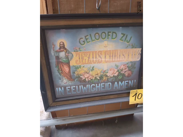 Lot 108 - kader jezus - afbeelding 3 van  3
