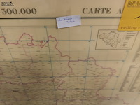 Lot 108 - paneel met kaart van belgië - afbeelding 2 van  4