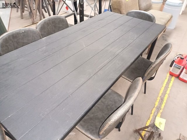 Lot 108 - stoelen. 6 stuks - afbeelding 2 van  4