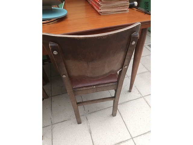 Lot 109 - antieke eetkamerstoelen. 6 stuks - afbeelding 2 van  3