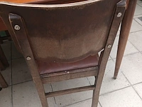 Lot 109 - antieke eetkamerstoelen. 6 stuks - afbeelding 2 van  3