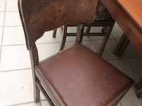 Lot 109 - antieke eetkamerstoelen. 6 stuks - afbeelding 3 van  3