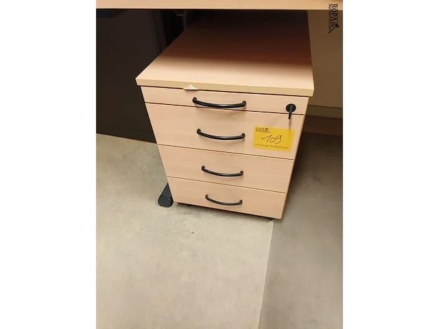 Lot 109 - hoekbureau met ladekast - afbeelding 3 van  4