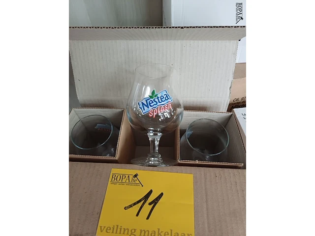 Lot 11 - drinkglazen in doos - 14 dozen - afbeelding 4 van  10