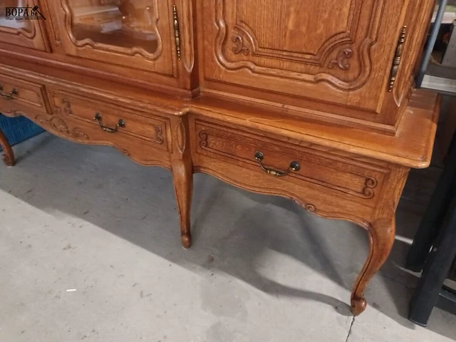 Lot 11 - houten wandkast - afbeelding 3 van  5