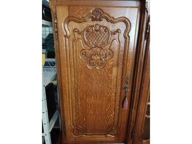 Lot 11 - houten wandkast - afbeelding 4 van  5
