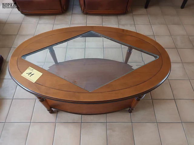 Lot 11 - ovalen salontafel - afbeelding 2 van  4