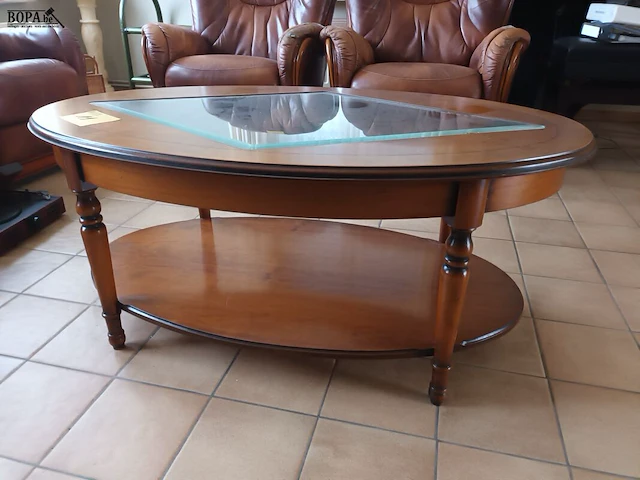 Lot 11 - ovalen salontafel - afbeelding 3 van  4
