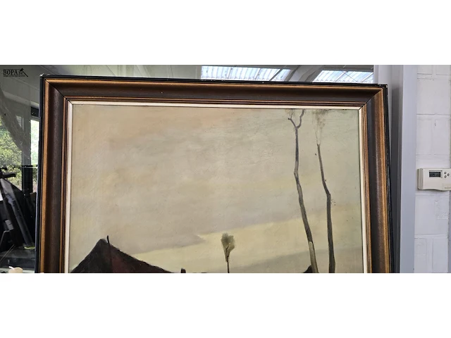 Lot 11 - schilderij hofstede get r anseeuw - afbeelding 4 van  5