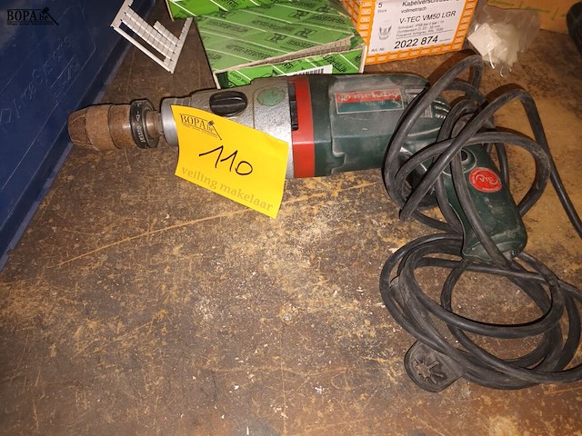 Lot 110 - boormachine metabo - afbeelding 1 van  3