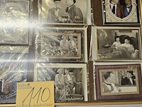 Lot 110 - kader met diverse wenskaarten van laurel & hardy - afbeelding 3 van  3