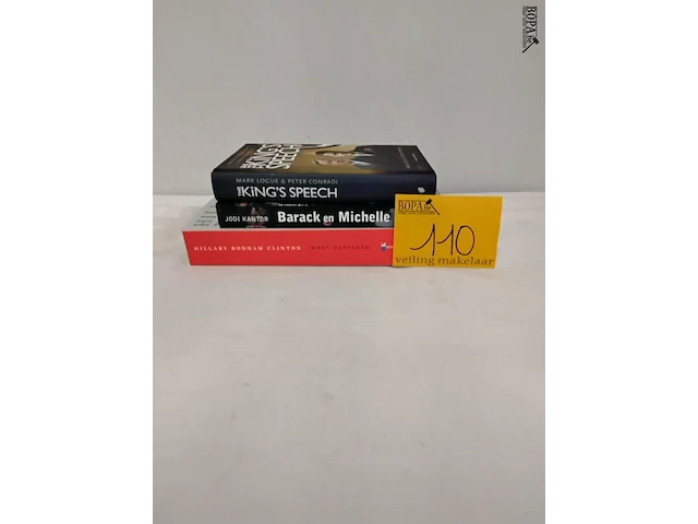 Lot 110 - lot boeken, amerikaanse presidenten, 3 stuks - afbeelding 1 van  1