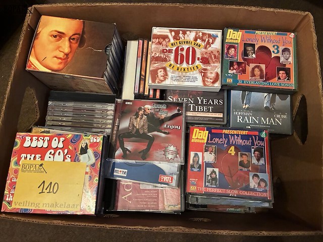 Lot 110 - lot cd's, video's - afbeelding 1 van  4