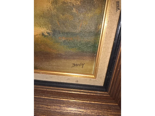 Lot 111 - schilderij landschap - afbeelding 2 van  4