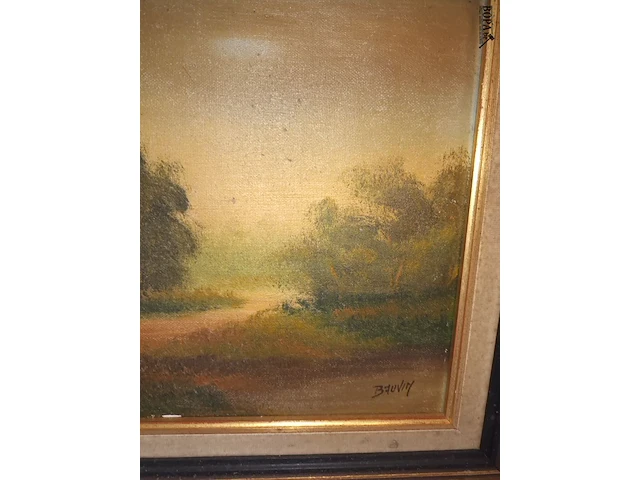 Lot 111 - schilderij landschap - afbeelding 4 van  4