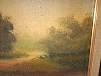 Lot 111 - schilderij landschap - afbeelding 4 van  4