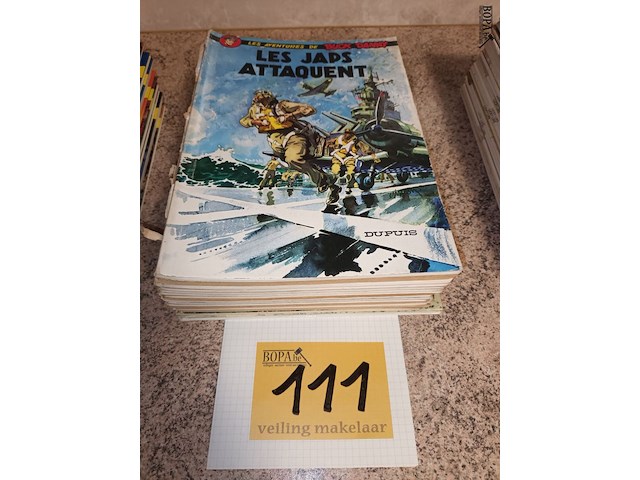 Lot 111 - strips buck danny. 18 stuks - afbeelding 1 van  3