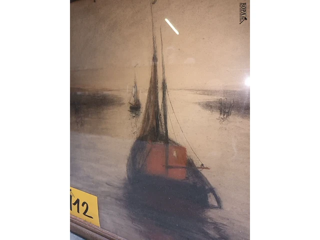 Lot 112 - kader zeilboot - afbeelding 3 van  4