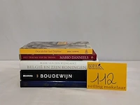 Lot 112 - lot boeken, koningshuis belgië, 5 stuks - afbeelding 1 van  1