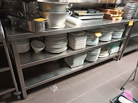 Lot 112 - rvs werktafel - afbeelding 1 van  2