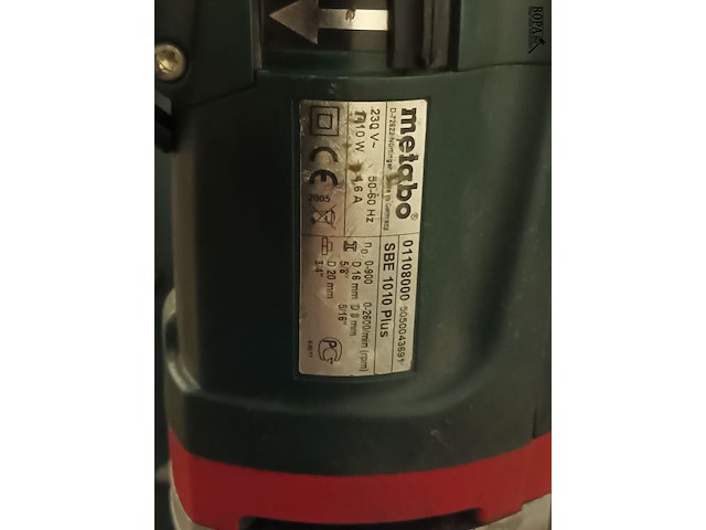 Lot 113 - boormachine metabo - afbeelding 2 van  3