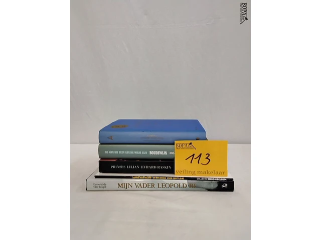 Lot 113 - lot boeken, vorstenhuis, 5 stuks - afbeelding 1 van  1