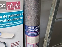 Lot 113 - verfdeken en verfborstel met verlengstok - afbeelding 3 van  3