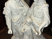 Lot 114 - beeld biscuit, heilige familie - afbeelding 2 van  4