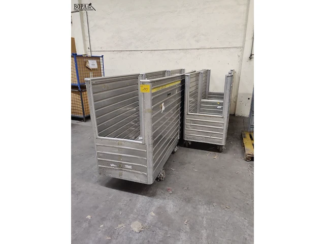 Lot 115 - aluminium transportkar - 5 stuks - afbeelding 1 van  4